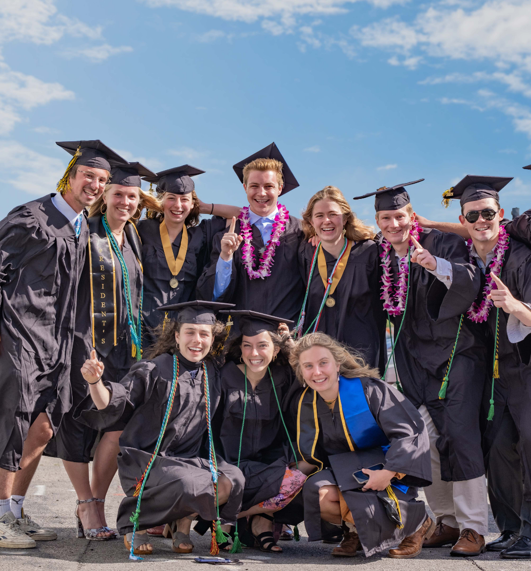 Colorado College Graduates Posing